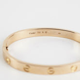 Cartier Love Bangle 16 Pink Gold